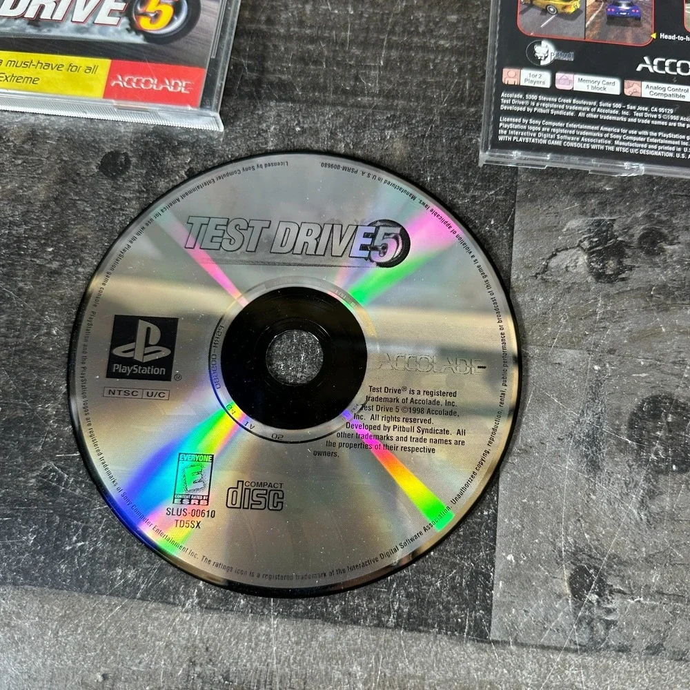 Test Drive 5 (PlayStation 1 PS1) Greatest Hits COMPLETE & TESTED